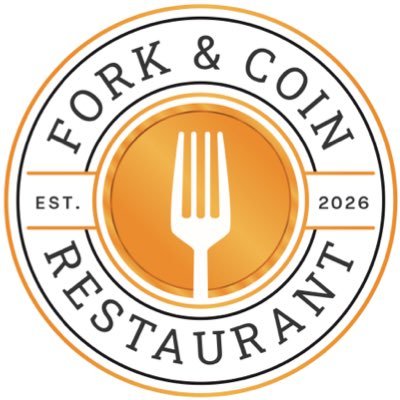 Fork and Coin · accepts Bitcoin