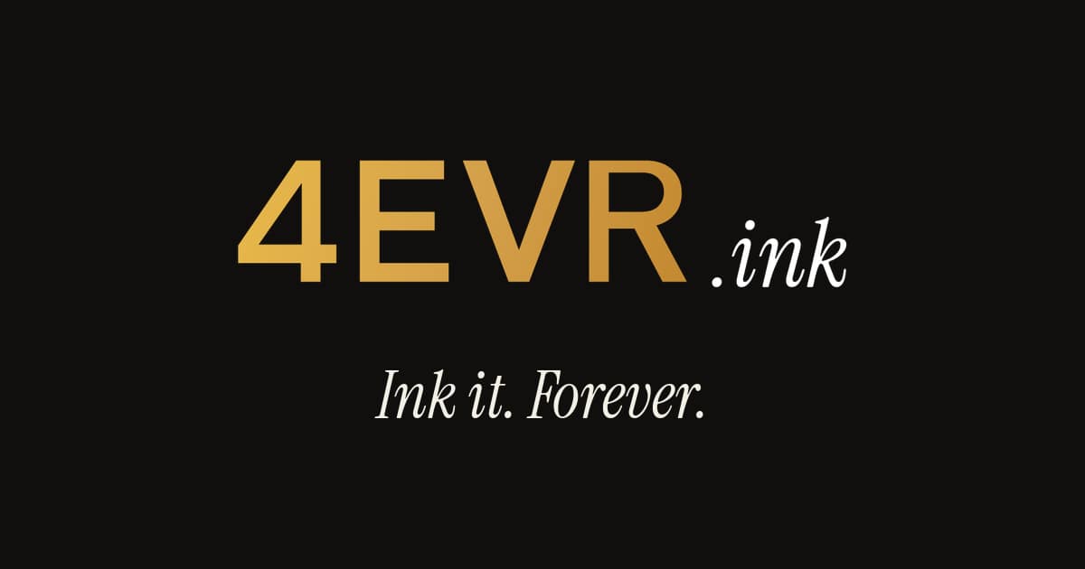 4EVR.ink shop