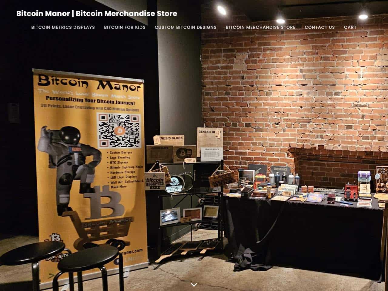 Bitcoin Manor shop