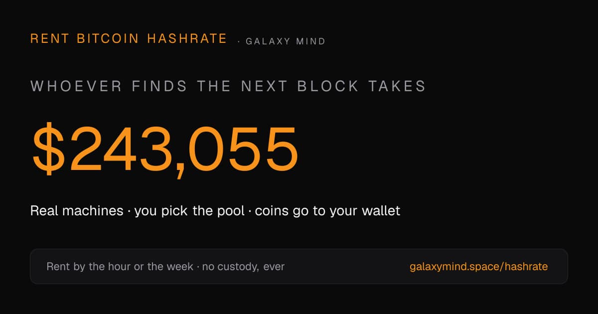 Galaxy Mind Hashrate shop