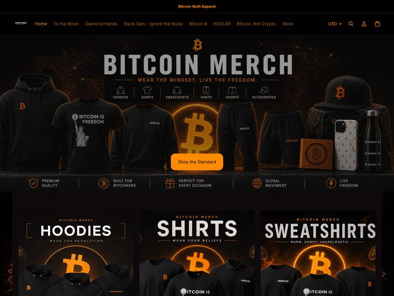 Orange Standard shop